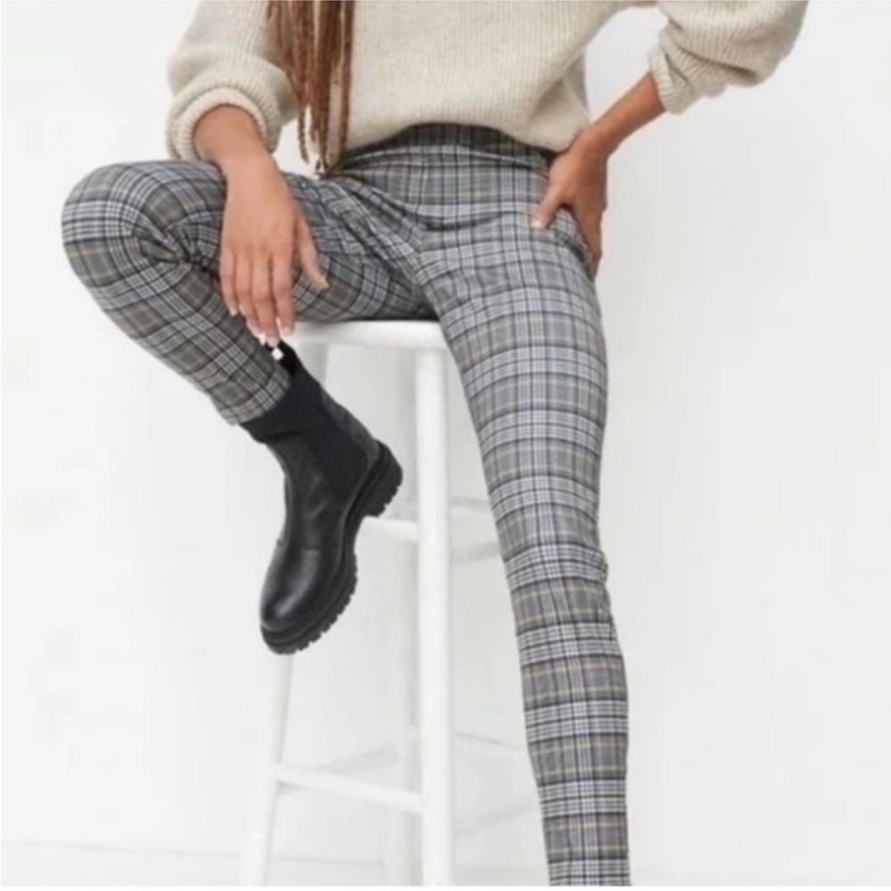 Sanctuary x Anthropologie Plaid Legging Jegging Pencil Pants Clueless